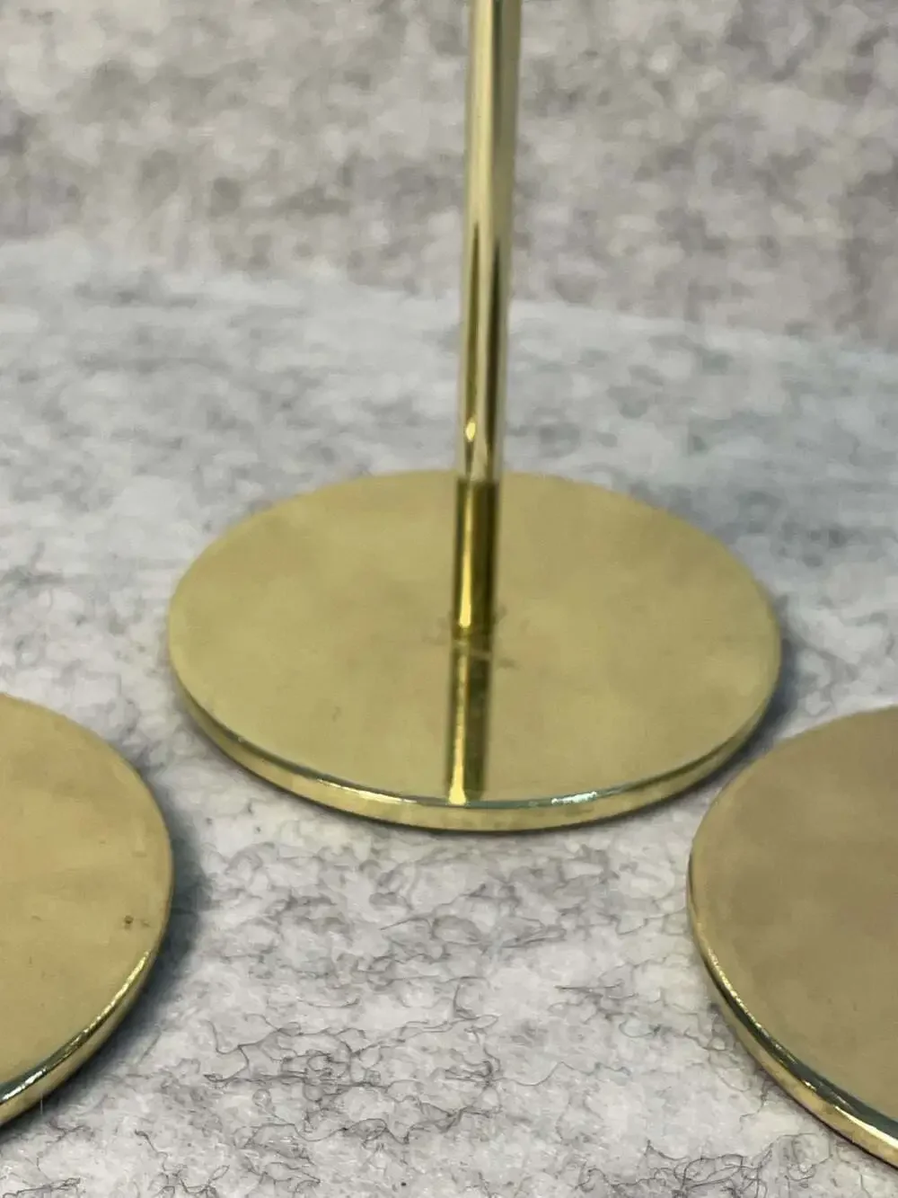 Hobby Lobby Gold Metal Taper Candle Holders Set of 3